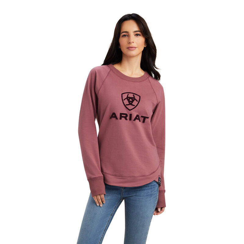 Ariat Sweatshirt Damen - Benicia Rosa ( JNULY-6702 )